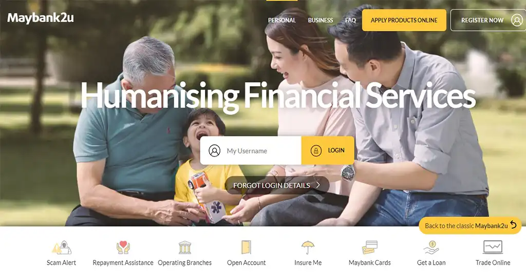 Maybank2u Classic Maybank2u Classic