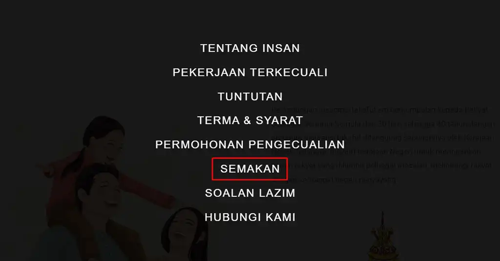 Semakan Status Pendaftaran Insuran Insan Selangor Semakan Status Pendaftaran Insuran Insan Selangor