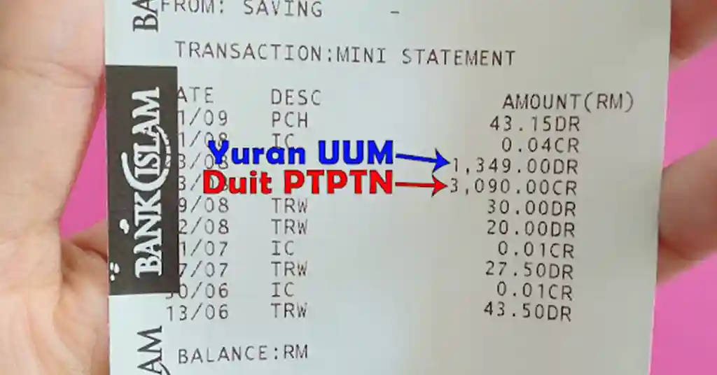 Maksud Kod Penyata Mini Bank Islam Malaysia Maksud Kod Penyata Mini Bank Islam Malaysia
